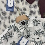logoff half sleeve cotton printed shirt