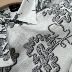 logoff half sleeve cotton printed shirt
