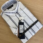 s square half sleeve stripes shirt