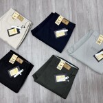 black letter slim fit cotton pant