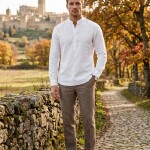 black letter full sleeve kurtha shirt