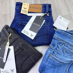Black Letter Ankle Fit Jeans pant