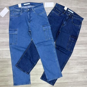 carbon plus baggy cargo fit jeans pant