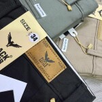 black letter ankle fit cotton pant