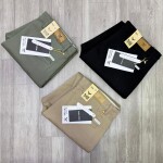 black letter ankle fit cotton pant