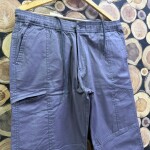 wood machine baggy cargo cotton pant
