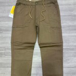wood machine baggy cargo cotton pant