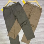 wood machine baggy cargo cotton pant