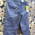 wood machine baggy cargo cotton pant
