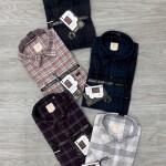 logoff half sleeve cotton oxford checks shirt