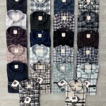 logoff half sleeve cotton oxford checks shirt