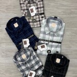 logoff half sleeve cotton oxford checks shirt