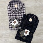 logoff half sleeve cotton oxford checks shirt