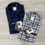 logoff half sleeve cotton oxford checks shirt