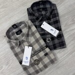 logoff full sleeve cotton oxford checks shirt