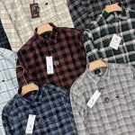 logoff full sleeve cotton oxford checks shirt