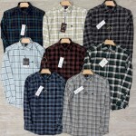logoff full sleeve cotton oxford checks shirt
