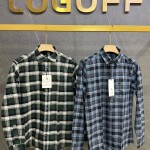 logoff full sleeve cotton oxford checks shirt