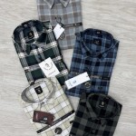 logoff full sleeve cotton oxford checks shirt
