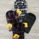 logoff brushing twill checks shirt