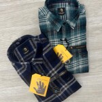 logoff brushing twill checks shirt