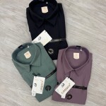 logoff bottom embroidery shirt