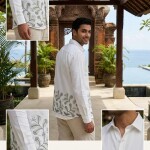 logoff bottom embroidery shirt