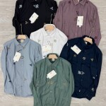 Logoff embroidery shirt