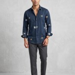 Logoff embroidery shirt