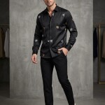 Logoff embroidery shirt