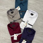 word wale imported satin shirt