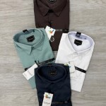 word wale imported satin shirt