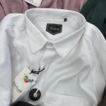 word wale imported satin shirt