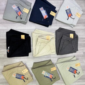 duster blue baggy linen pant