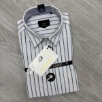 logoff cotton oxford stripes shirt