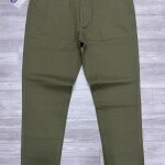 duster blue cotton linen pant