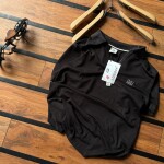 logoff polo neck zip t shirt