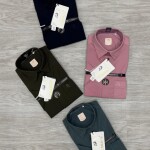 LOGOFF half sleeve oxford lycra shirt