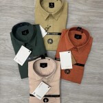 logoff full sleeve linen shirt