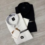 logoff full sleeve linen shirt