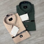 logoff full sleeve linen shirt