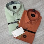 logoff full sleeve linen shirt