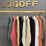 logoff full sleeve linen shirt