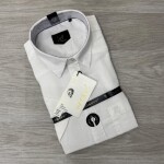 logoff half sleeve linen shirt