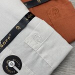 logoff half sleeve linen shirt