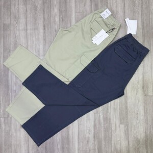 wood machine cargo cotton pant