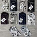 logoff cord stripes shirt