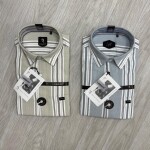 logoff cord stripes shirt