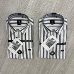 logoff cord stripes shirt