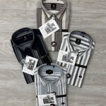 logoff cord stripes shirt